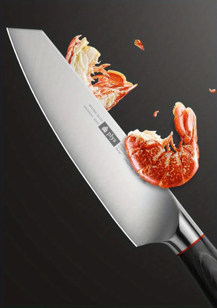 Kitchen Professional Chef Knife Stainless steel Household Meat Cleaver Fruit knife Solid wood handle sharp cutter Cooking Tools