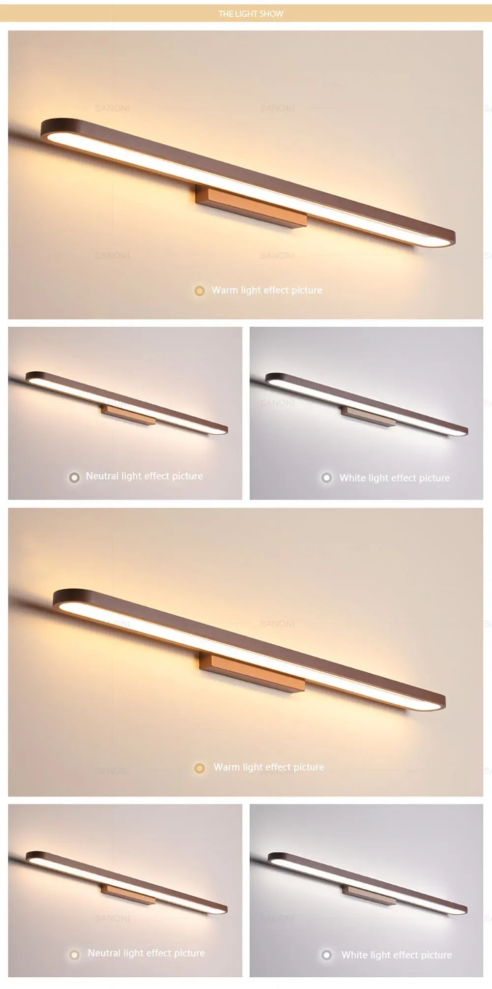 Bathroom LED Wall Lamp Wall Sconce Modern Mirror Headlight for Toilet Stairs Aisle Vanty Lamps Home Decorations Fixture Luster
