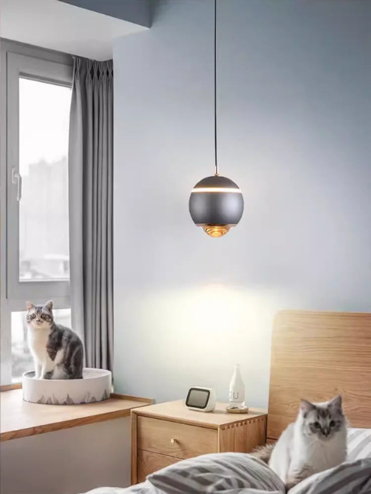 Small Modern Bed About Light Lift Advanced Minimalist Master Bedroom Bar Hanging Bedroom Head Chandelier Simple Luxury Creative
