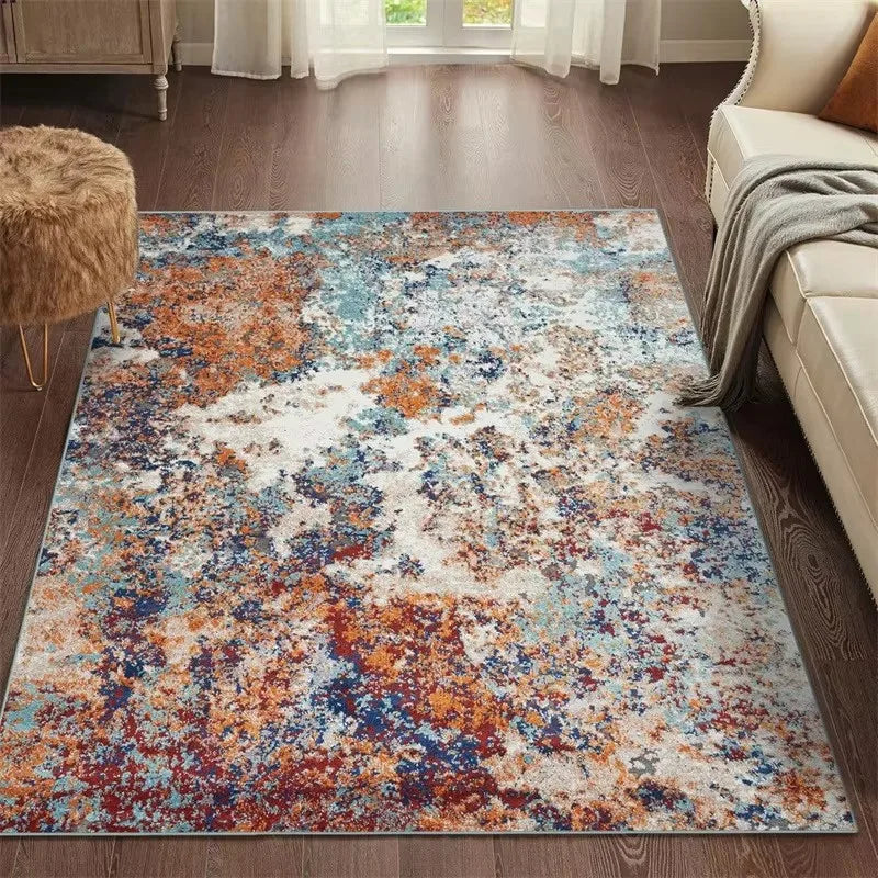 Living Room Large Area Carpet Modern Abstract Living Room Kitchen Bathroom Entryway Washable Rugs Stain-resistant Large Mats