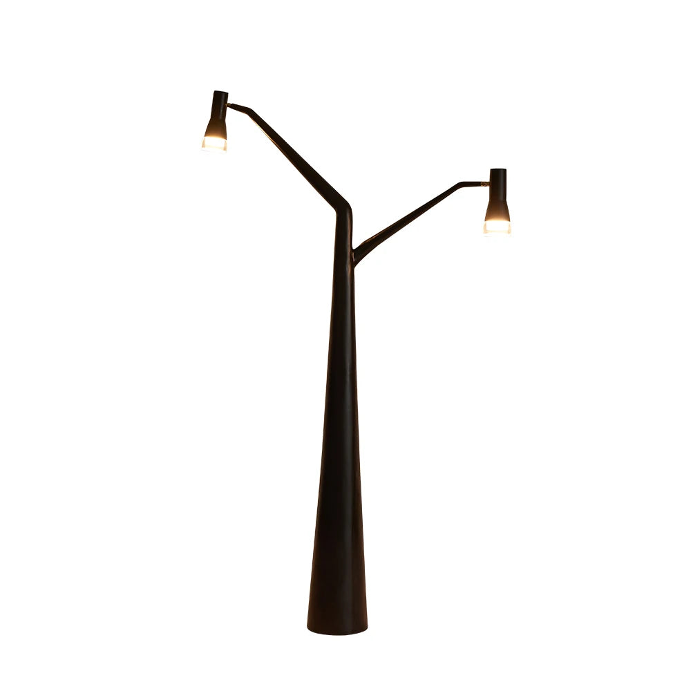 Hotel Lobby Living Room Light Emitting Diode Creative Design Art Tree Modern Floor