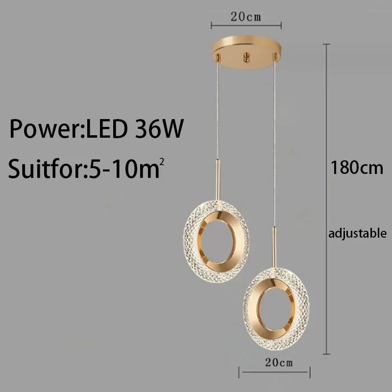 Modern Bedroom Bedside Chandelier Originality Corridor Wall Lamp Restaurant Bar Ceiling Lamp Indoor Decorate Pendant Luminaires