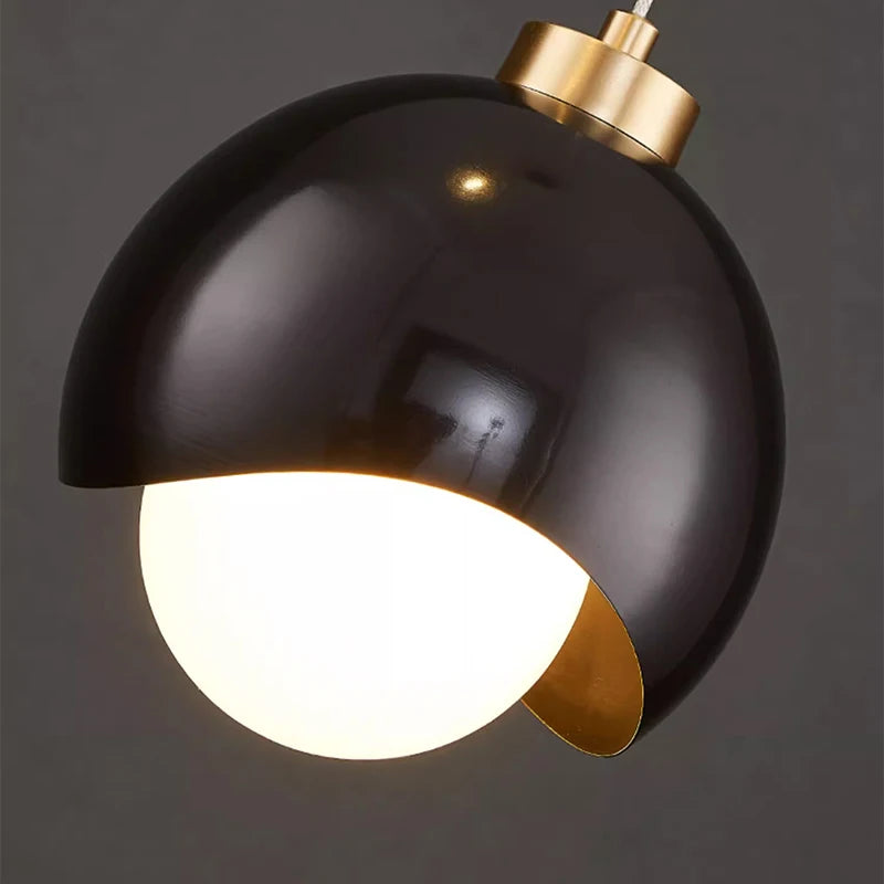 Bedroom Bedside Hanging Pendant Lamp Glass Ball LED Chandelier Lighting Ceiling Modern Interior Home Decor Lights Dining Kitchen