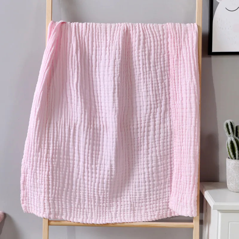 100% Cotton Blanket for Bed Soft Muslin Bed Blankets, Lightweight Breathable Bedspread Coverlet All Season Gauze Throw Blanket