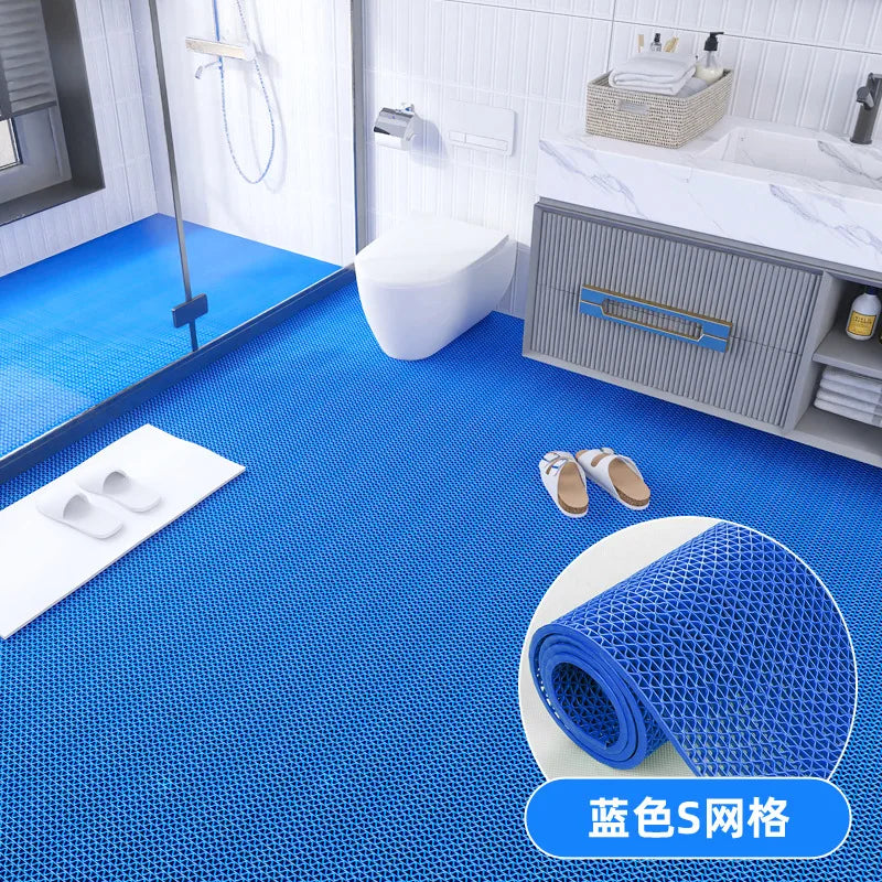 Bathroom Mat, Anti Slip Drainage, Bathroom Moisture-proof Area,door,shower Floor Mat Multifunctional Kitchen Waterproof Plastic