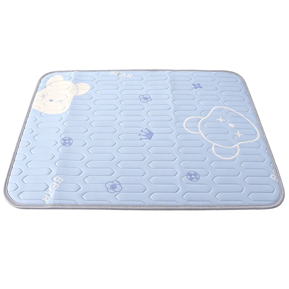 Dog Cooling Mat Summer Pet Cold Bed 3 Sizes For Small Big Dogs Pet Cat Portable Cooling Durable Blanket Sofa Cat Ice Pad Blanket