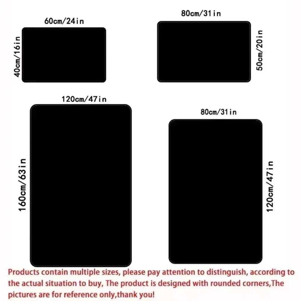 Large Area Living Room Floor Mat Non Slip Carpet for Home Bedroom Entryway Durable Indoor Rug Soft Underfoot Home Decor
