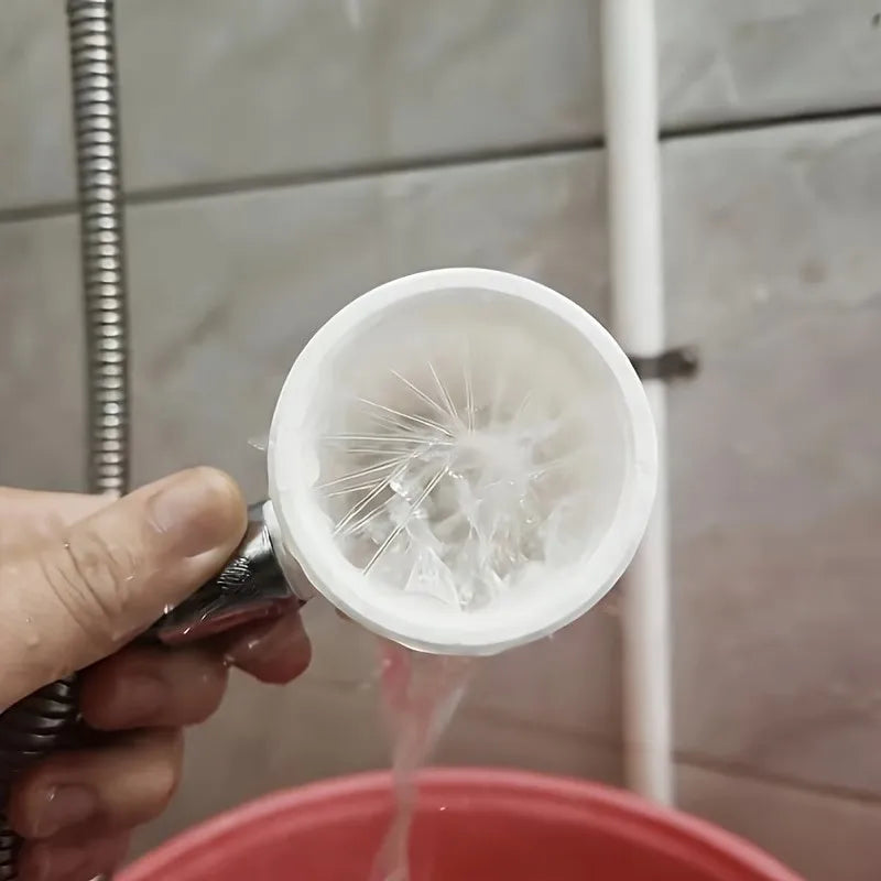 Bathroom shower head for men, designed for bathing, with a high-pressure, large-flow, ring-shaped showerhead. Suitable for G1/2inch standard connectors. Easy to disassemble, compact and portable, can also be used outdoors
