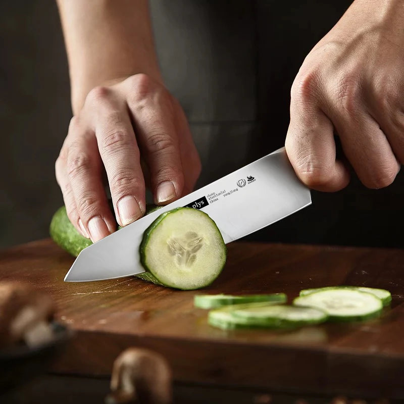 Kitchen Professional Chef Knife Stainless steel Household Meat Cleaver Fruit knife Solid wood handle sharp cutter Cooking Tools