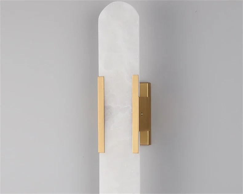 Modern Nordic High-End Marble Bedroom Bedside Lamps Living Room Wall Lighting Elegant Room Decor Marble Interior Wall Led Lights
