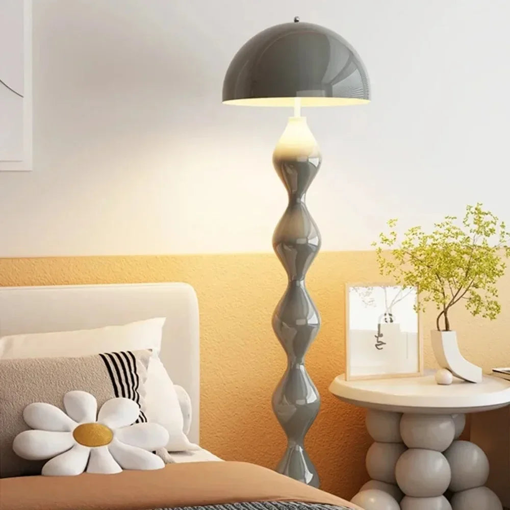 Nordic Living Room LED Floor Lamp Creative Mushroom Shape Indoor Atmosphere Lighting Decorative Floor Lamp