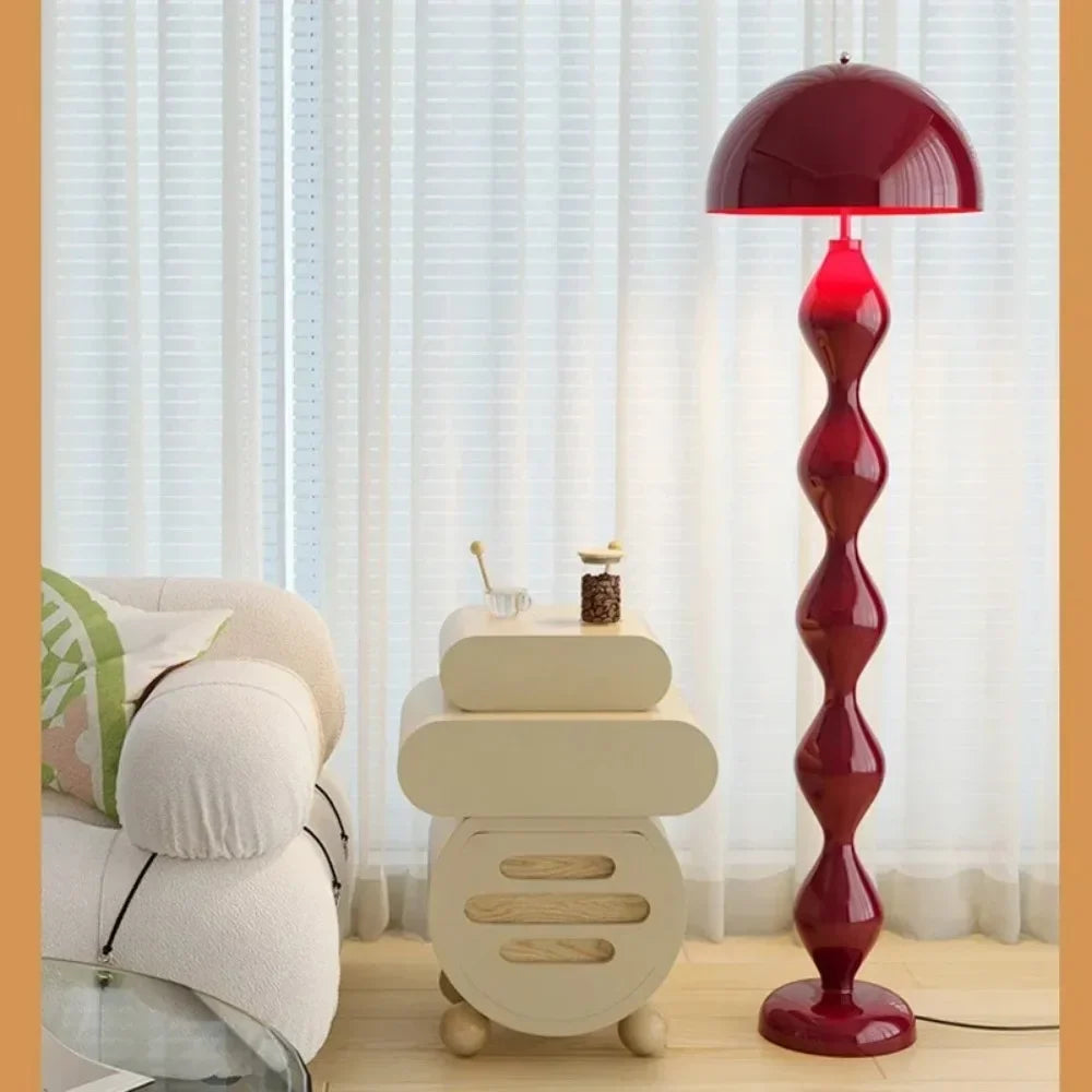 Nordic Living Room LED Floor Lamp Creative Mushroom Shape Indoor Atmosphere Lighting Decorative Floor Lamp