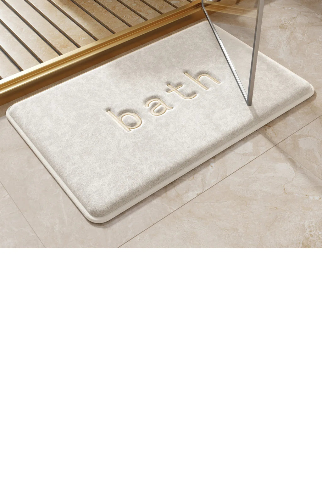 Bath Mats Simple Solid Color Super Soft Rebound Water Absorbent Quick Drying Foot Mat Bathroom Rug Shower Room Doormat