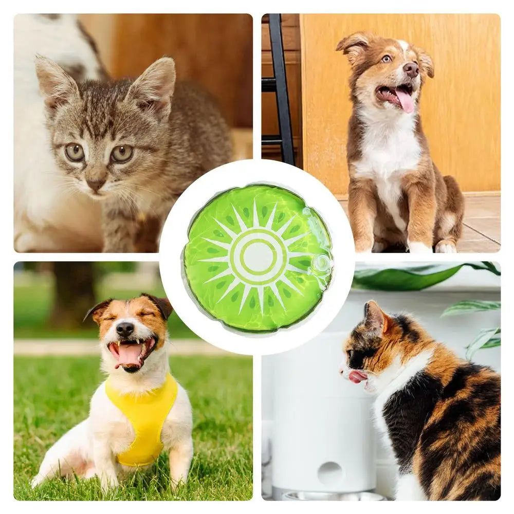 Pet Cooling Mat Cute Water Sensory Pad For Puppy Cute Fruit Pattern Cooler Cushion Pad Bed Sleeping Mattress For Dogs And Cats