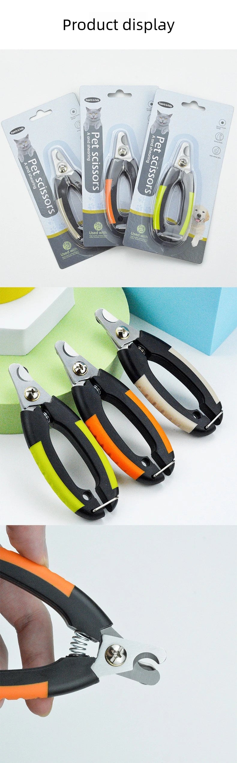Dog nail clippers for dogs only large and small size alloy nail clippers hot-selling new arrivals new style Pet cleaning tools