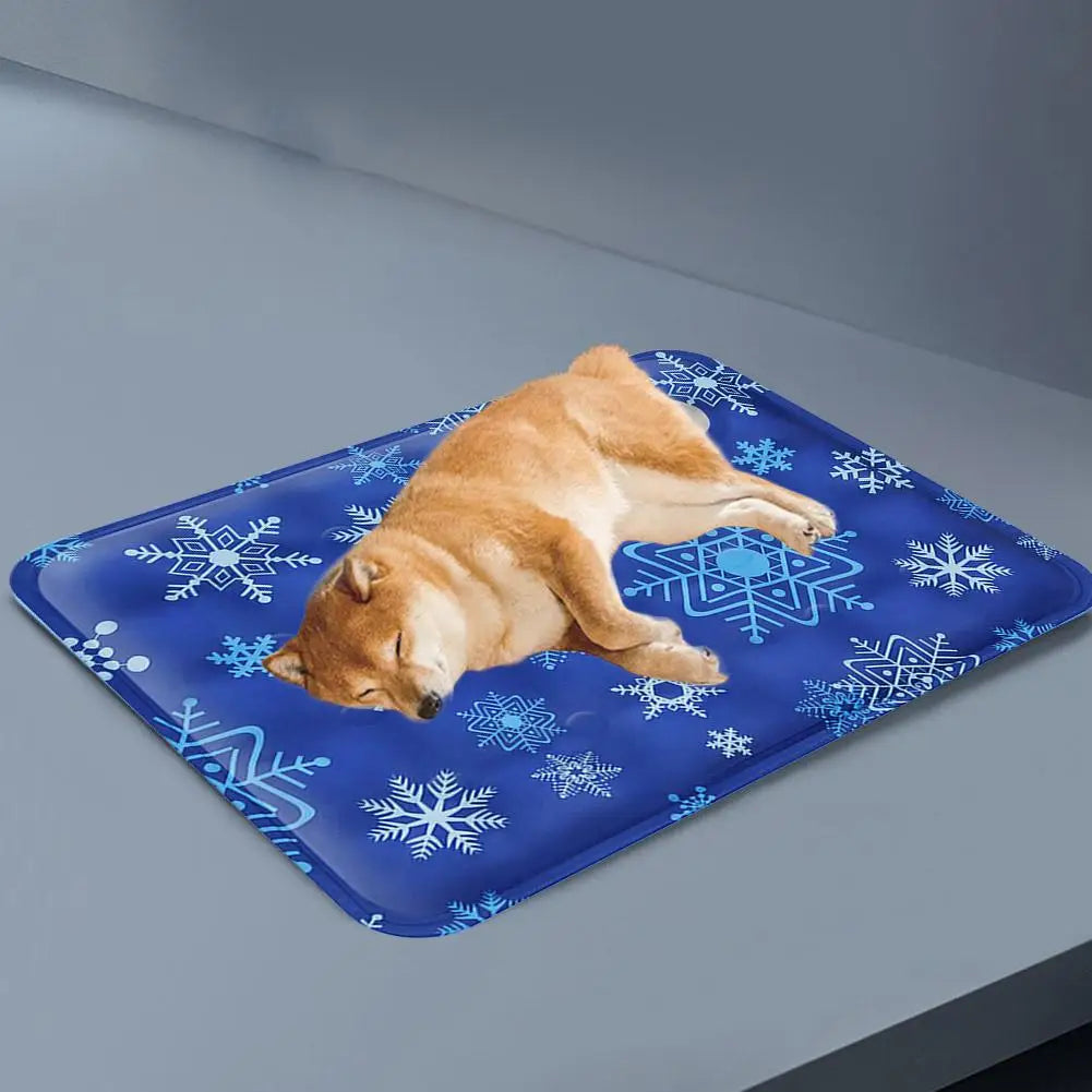 Cooling Ice Mat For Pets Summer Pet Cold Bed Extra Large For Small Big Dogs Pet Accessories Water Injection Cooling Pad Dry Pad