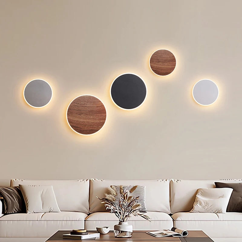 Bedroom 2025 New Wiring Free Living Room Tv Background Wall Daily Lighting Staircase Sensor Internet Famous Bedside Sconce Light
