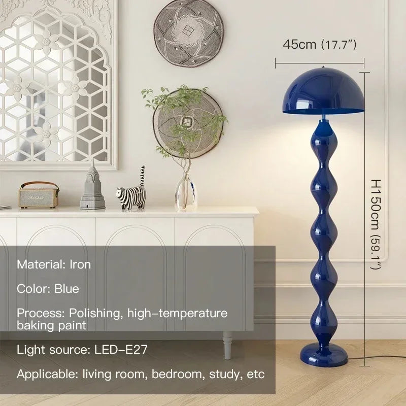 Nordic Living Room LED Floor Lamp Creative Mushroom Shape Indoor Atmosphere Lighting Decorative Floor Lamp