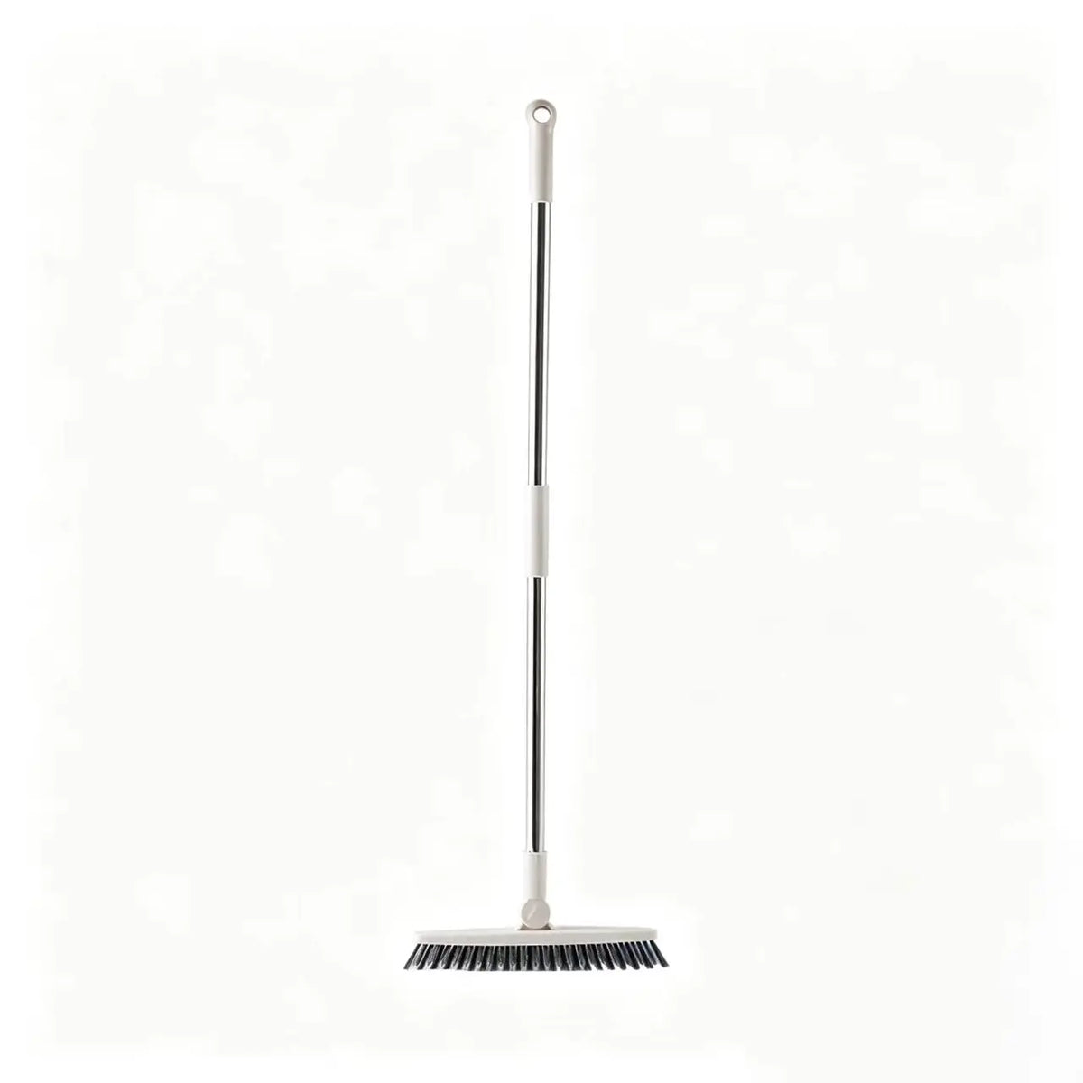 1pc Bathroom Floor Brush For Hotel, Hard Bristle Scrub Brush, Long Handle Bathroom Tub And Tile Cleaning Brush, Without Dead End