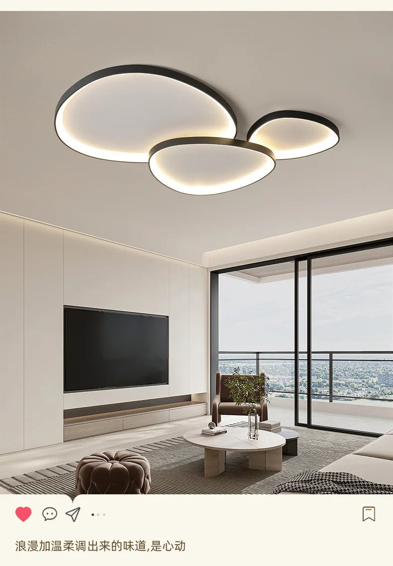 LED Living Room Ceiling Lamp Modern and Simple Nordic Living Room Bedroom 2026 New Home Study Minimalist Living Room Main Light