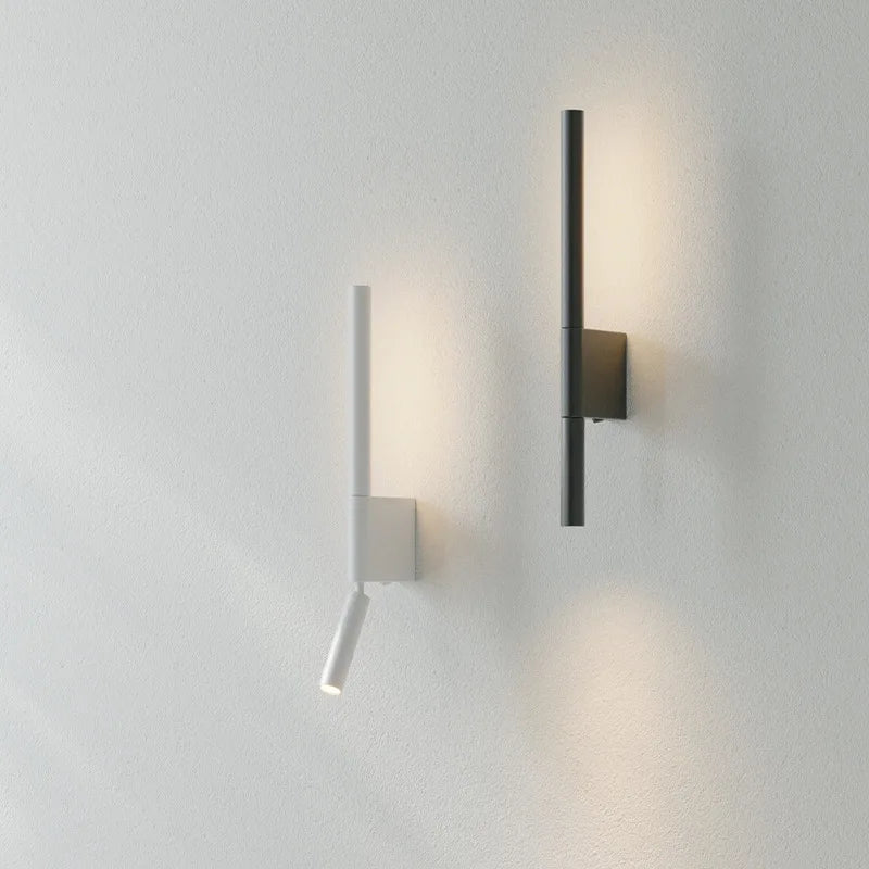 Bedroom Wall Lamp Minimalist Modern Reading Light Homestay Hotel Study Rotating Wall Lamp Adjustable Reading Light With Switch
