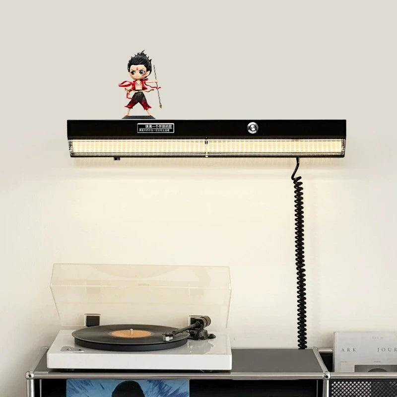 Bedroom Bedside Wall Lamps Children's Room Long Strip Lamp Retro Industrial Style Home Decor Living Room Mirror Front Wall Light