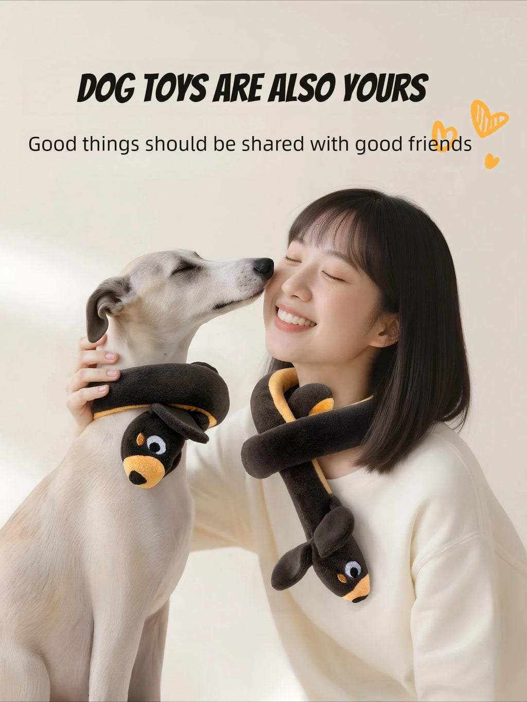 Dog Sound Toy Dachshund Dog Self-Hi Bored Teeth Grinding Artifact Pet Plush Toy