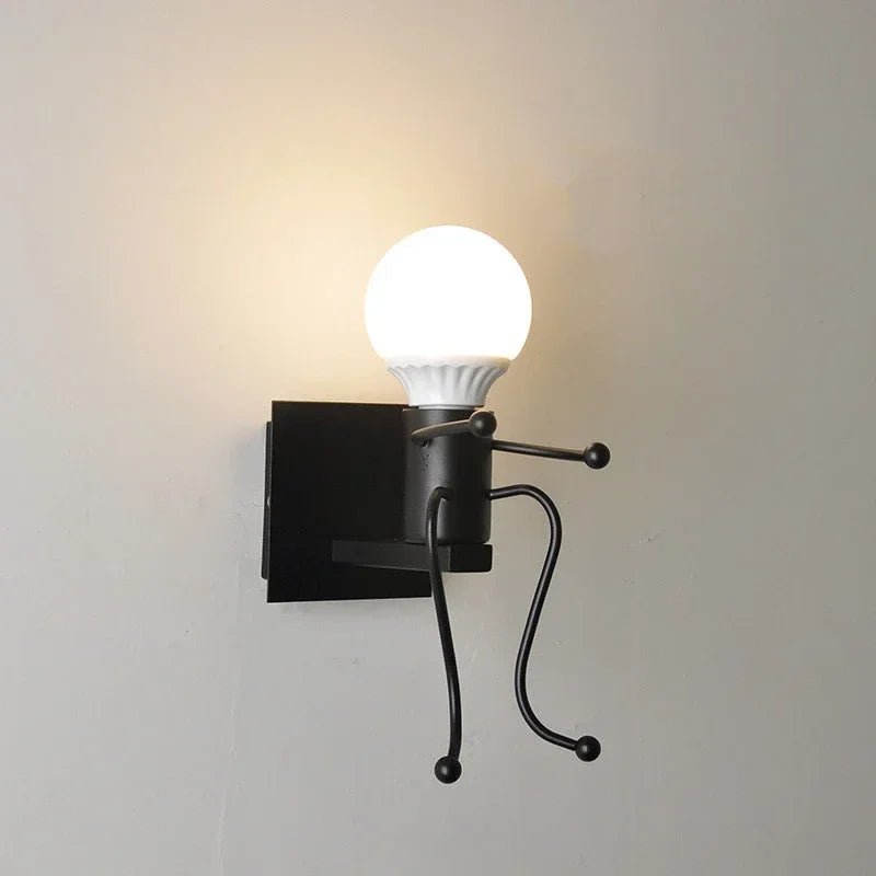 Creative Personality Living Room Bedroom Bedside Lamp Balcony Corridor Corridor Wall Lamp Art Children's Room Wall Lamp