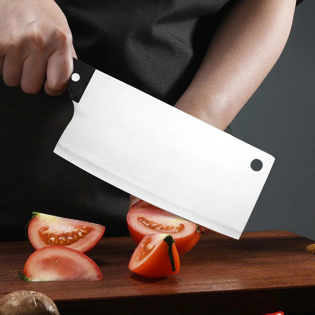 Kitchen Chef Knife Stainless Steel Meat Fish Vegetables Slicer Chopping Professional Chinese Butcher Cleaver