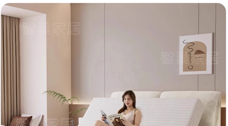 Bedroom Electric Beds Leg Support Dressing French Frame Bed Headboards Double Lounge Camas Matrimonial House Accessories
