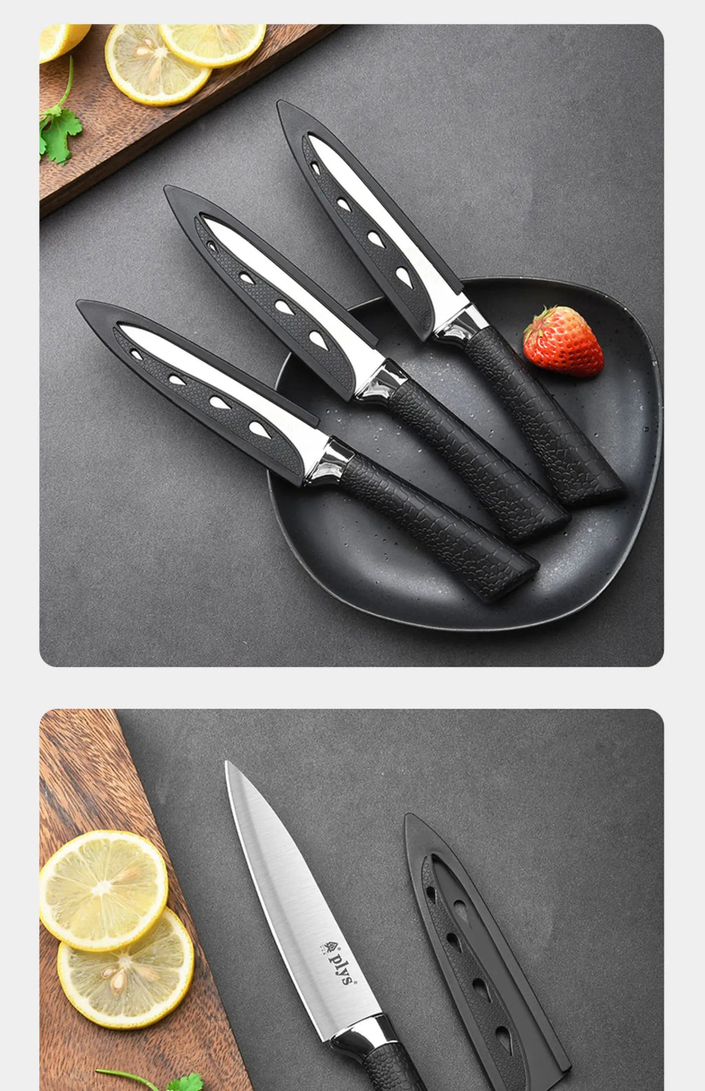 Kitchen Fruit Knife with Knife set - ultra sharp, durable & lightweight chef's knife, Stainless Steel Kitchen Knife