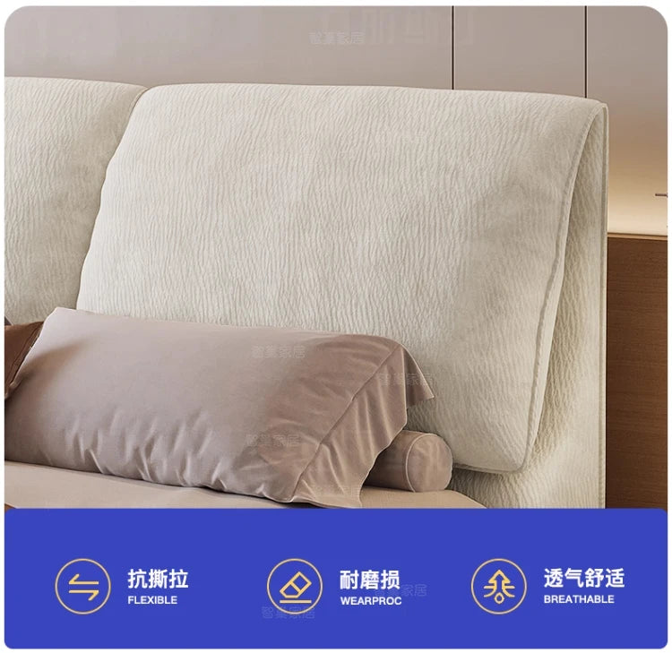 Bedroom Electric Beds Leg Support Dressing French Frame Bed Headboards Double Lounge Camas Matrimonial House Accessories
