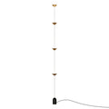Modern Living Room Hallway Wall Floor Lamp Cone Desigh Art Decorative Iron Hanging Cable Floor Lamp for Bedroom Indoor