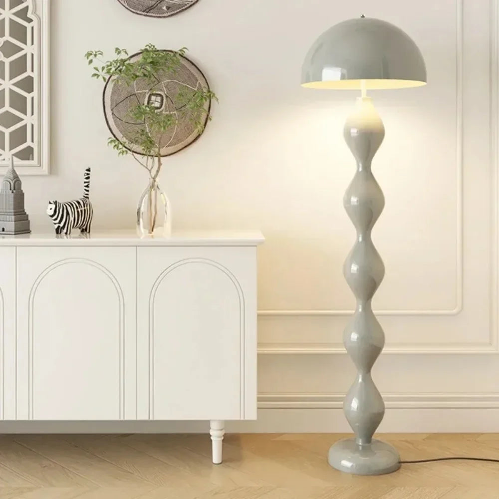 Nordic Living Room LED Floor Lamp Creative Mushroom Shape Indoor Atmosphere Lighting Decorative Floor Lamp