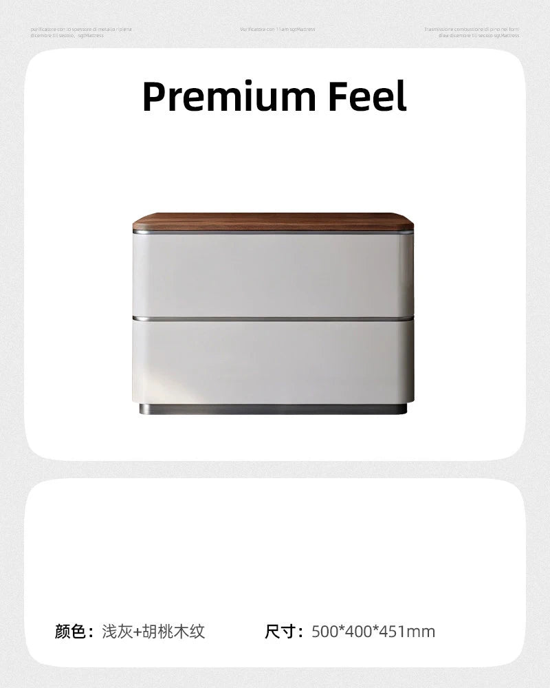 Delicacy Bedroom Nightstand Storage Drawers Classic Practical Bedside Table Aesthetic Luxury Mesitas De Noche Home Furniture
