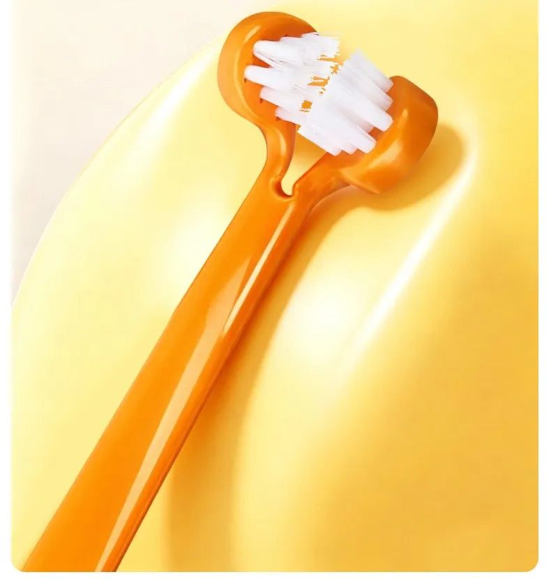 Dog Toothbrush Double-head Dogs Toothbrushes Oral Care Dog Teeth Cleaning Small Pet Mouth Cleaning Cat Toothbrush Pet Products