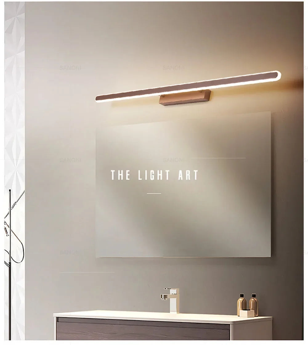 Bathroom LED Wall Lamp Wall Sconce Modern Mirror Headlight for Toilet Stairs Aisle Vanty Lamps Home Decorations Fixture Luster