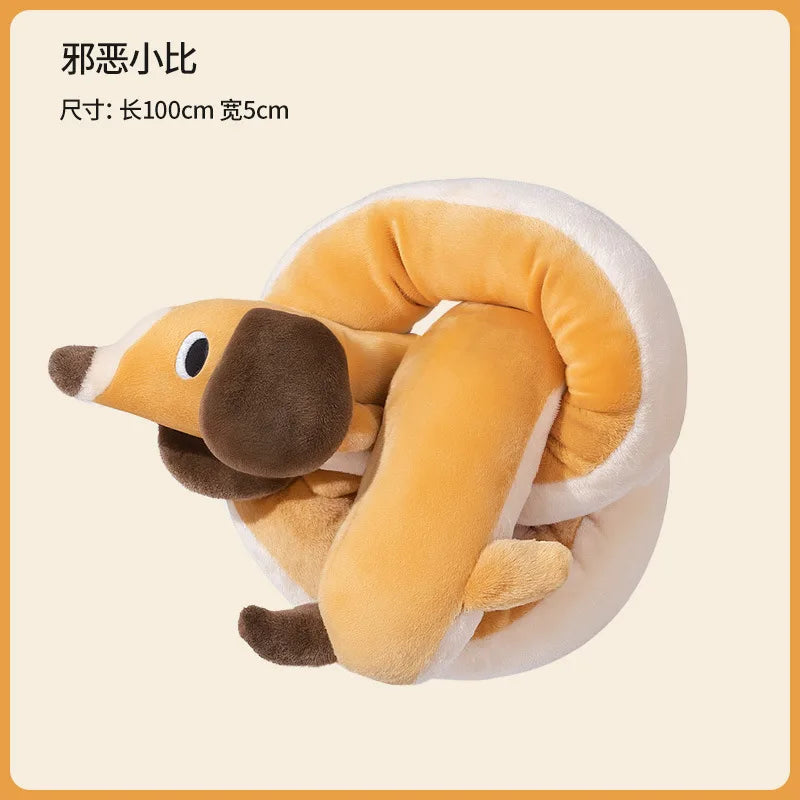 Dog Sound Toy Dachshund Dog Self-Hi Bored Teeth Grinding Artifact Pet Plush Toy