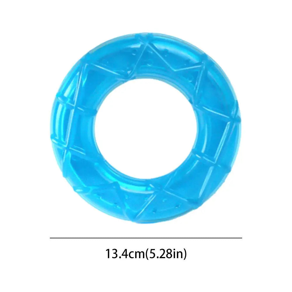 Pet Cooling Chew Toy, Summer Ice Cube Freezable Dog Teething Chew Toy for Puppies Training & Play, Fillable Puppy Teething Rings
