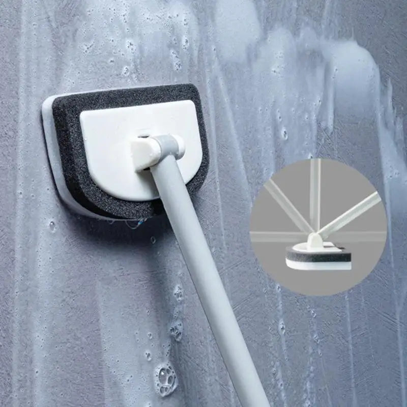 Bathroom Sponge Cleaning Brush Multi-Functional Tool Long Handle Removable Household Floor Bathtub Brushes Ceramic Tile Brush