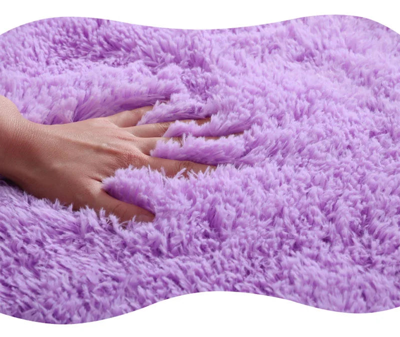 3Pcs/set Bath Mat Set Soft Fluff Shower Carpet Non-slip Floor Mat for Bathroom Toilet Rugs Toilet Lid Cover Bathroom Products