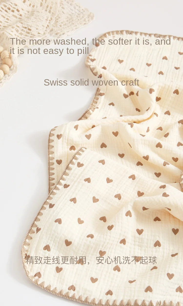 Baby Blankets for Beds 4 Layer Cotton Swaddle Muslin Blanket Bedding Linen Babies Accessories Newborn Bath Towel Mother Kids