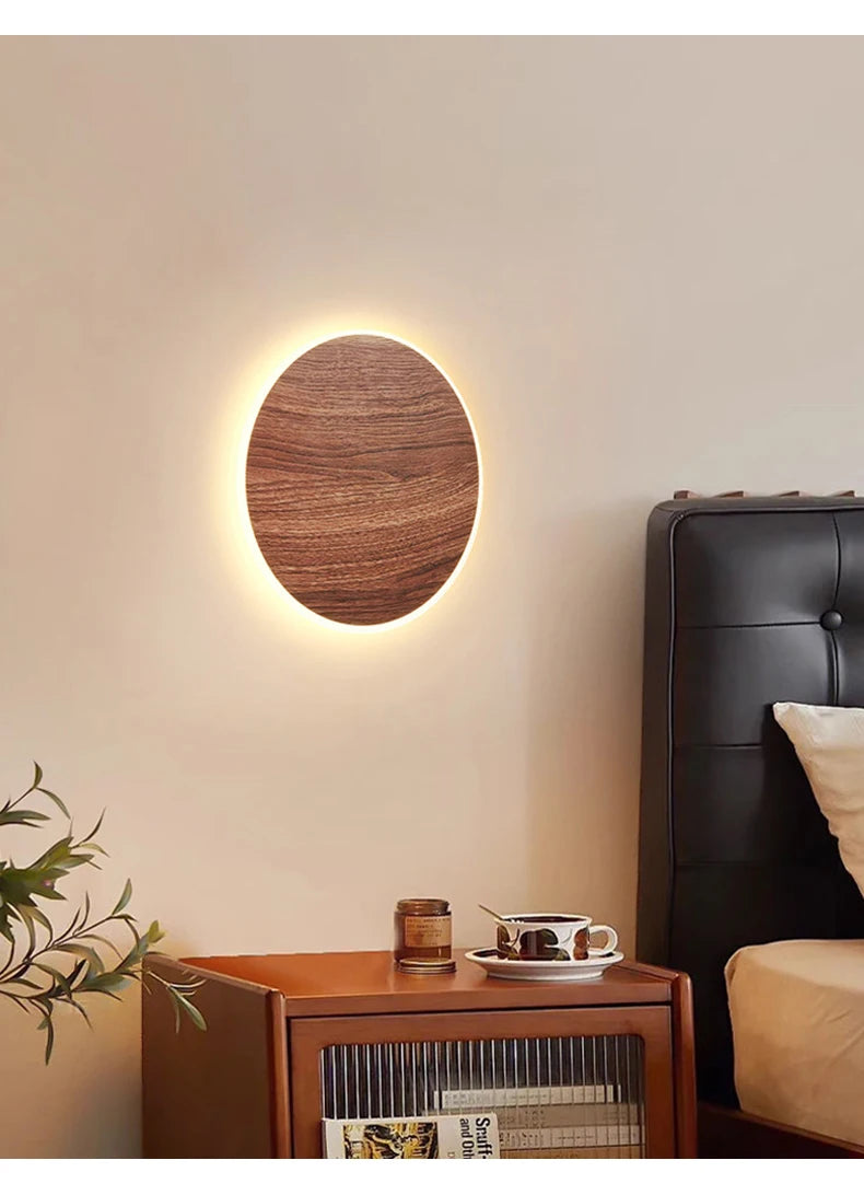 Bedroom 2025 New Wiring Free Living Room Tv Background Wall Daily Lighting Staircase Sensor Internet Famous Bedside Sconce Light