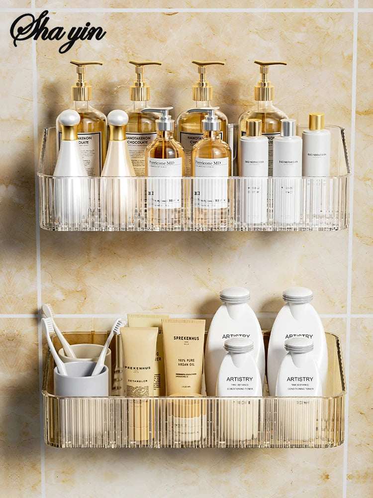 Bathroom Storage Rack Wall Mounted Toilet Washroom Washroom Washbasin Wall Organizing Storage Basket