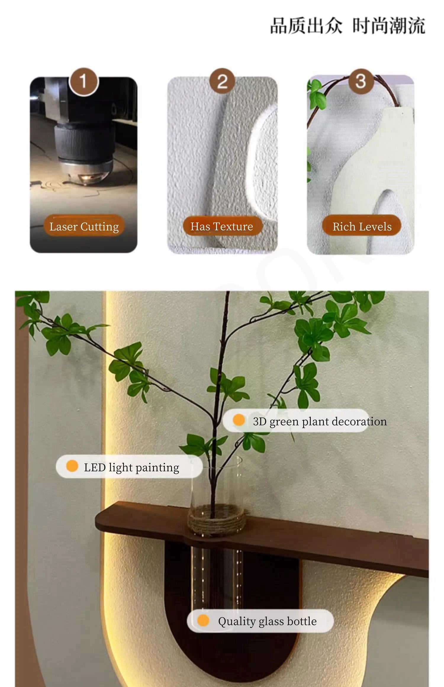 Modern Living Room LED Wall Lamps For Corridor Hallway Minimalist Hanging Painting Vase Mural Lights Lustre Decoration Lighting
