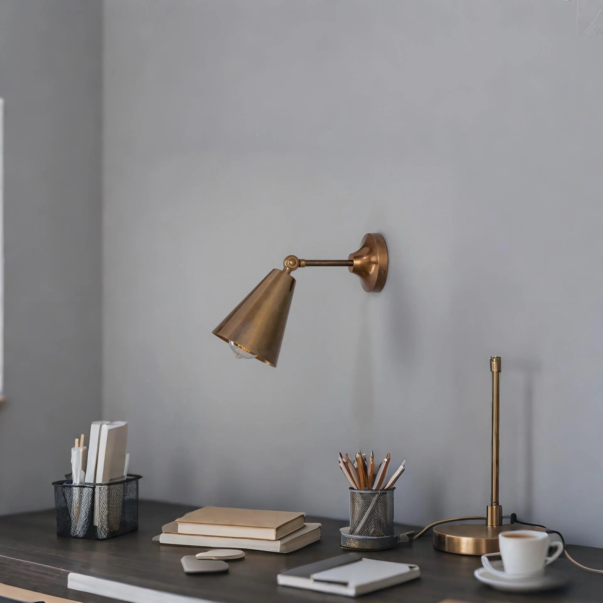 Retro Copper Bedroom Bedside Lamp Read Wall Lamp for Dressing Room Bathroom  Aisle Sconces Entrance Decoration Light