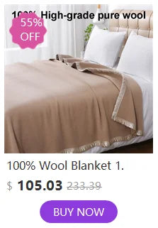 100% Wool Blankets 1.5*2/1.8*2/2*2.3m Fleece Blanket Sleeping Warm Comforter Blankets For Winter Adult Children Bedding Camping