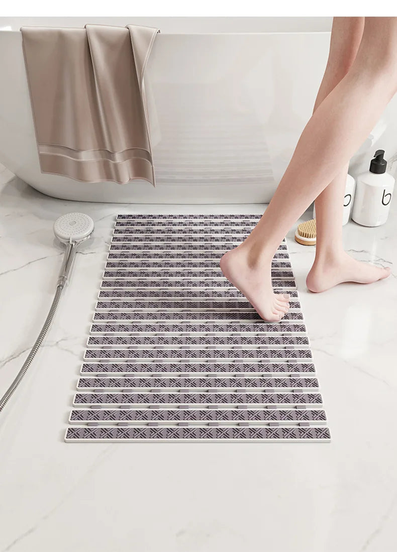 Bathroom Non Slip Mat Household Floor Mat Shower Room Anti Fall Bathroom Special Suction Cup Bath Mat Household Goods