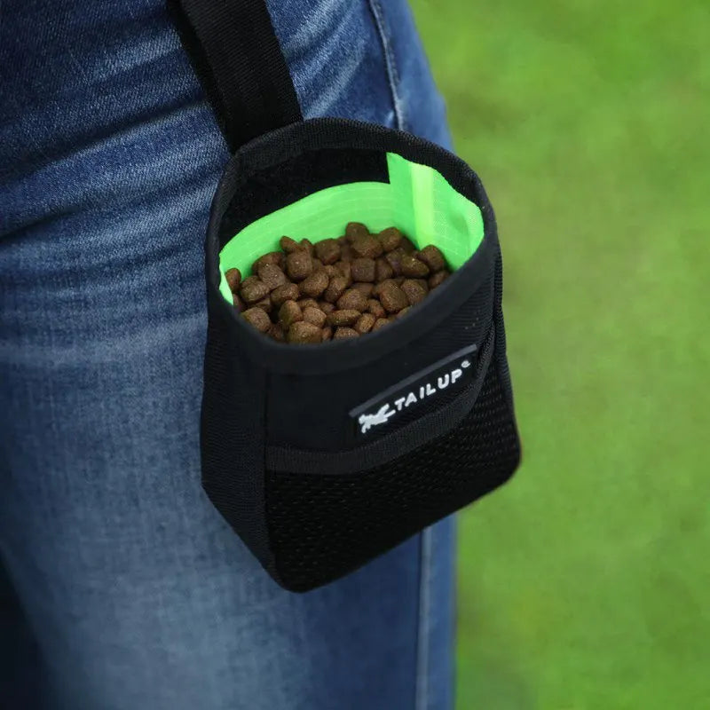 Pet Dog Puppy Training Treat Snack Bait Pet Feed Pocket Pouch Obedience Agility Pouch Food Bag Pocket Snack Reward Waist Bag