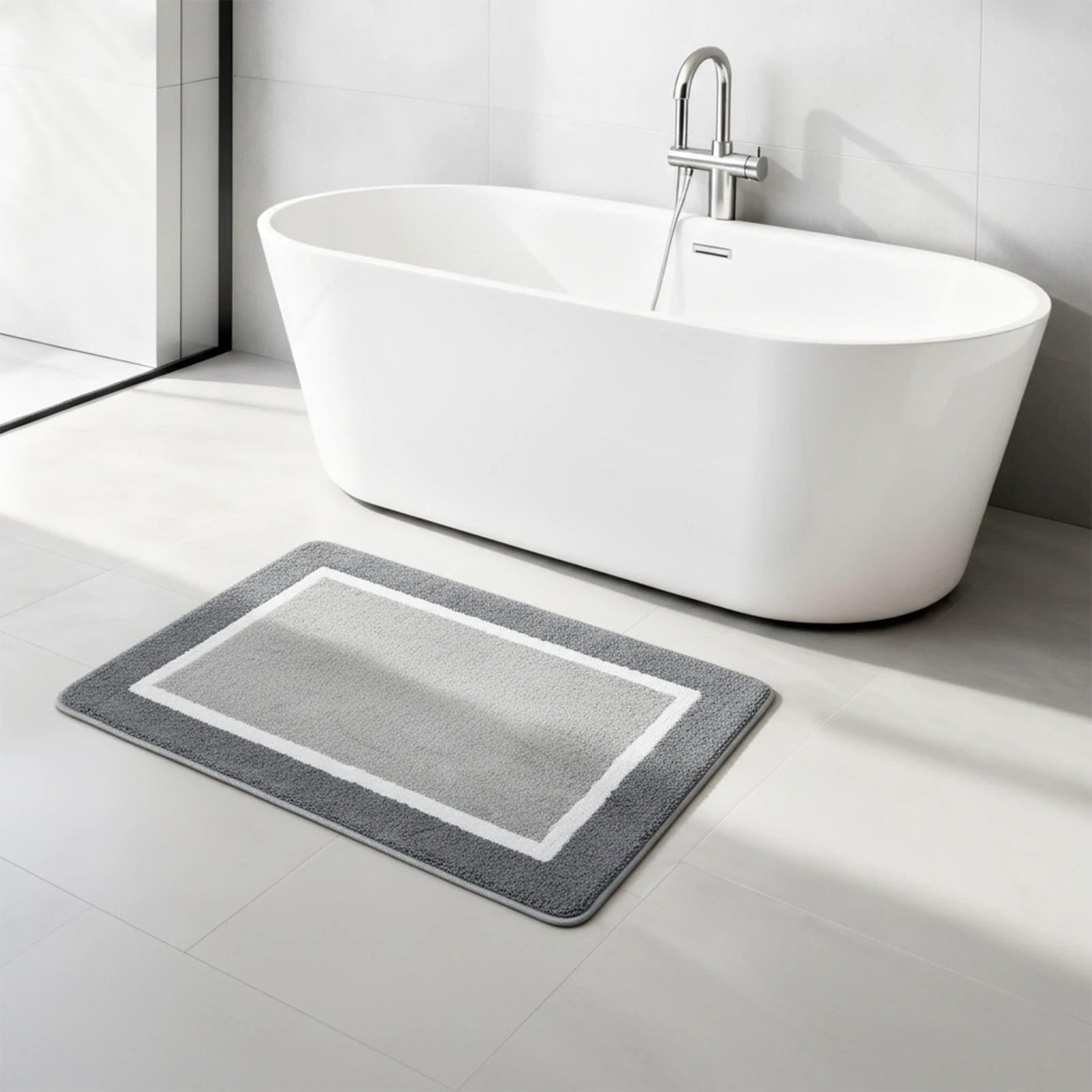 Super Absorbent Bath Mat Memory Foam Carpet Non-slip Bathroom Rug Bathtub Side Floor Rugs Shower Room Doormat Toilet Footpad